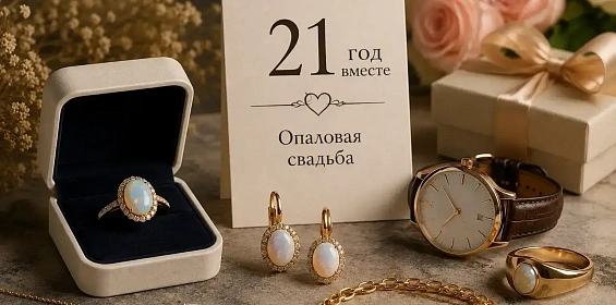 Что подарить на опаловую свадьбу?